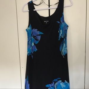 Black & Blue sleeveless dress